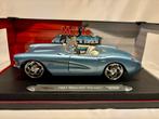 Maisto Pro Rodz Chevrolet Corvette 1957 1:18, Ophalen of Verzenden, Zo goed als nieuw, Auto, Maisto