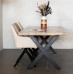 Eettafel Mango Hout 200CM, Ophalen, 200 cm of meer, 50 tot 100 cm, Zo goed als nieuw