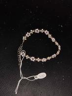 Lieflijke Roze-Witte Bloemenarmband - Handgemaakt, Ophalen of Verzenden, Nieuw