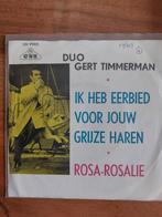 Duo Gert Timmerman  /  Ik heb eerbied voor jouw grijze haren, Cd's en Dvd's, Vinyl Singles, Nederlandstalig, Gebruikt, Ophalen of Verzenden