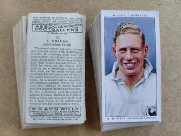 Association Footballers complete set 50 cigarette cards 1939 beschikbaar voor biedingen