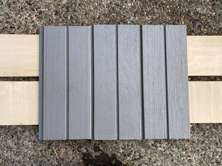 Gevelbekleding partij boeideel plankjes rhombus, Doe-het-zelf en Verbouw, Hout en Planken, Nieuw, Plank, Overige houtsoorten, Minder dan 200 cm