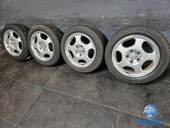 6mm! Originele Mercedes E-klasse W210 16 inch velgen 5x112 A, Auto-onderdelen, Banden en Velgen, Banden en Velgen, All Season