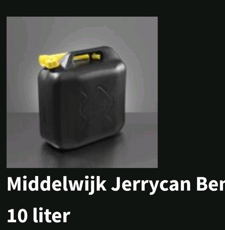 Jerrycans 10L en 2x  25L incl benzine, zie beschrijving, Auto diversen, Auto-accessoires, Ophalen of Verzenden