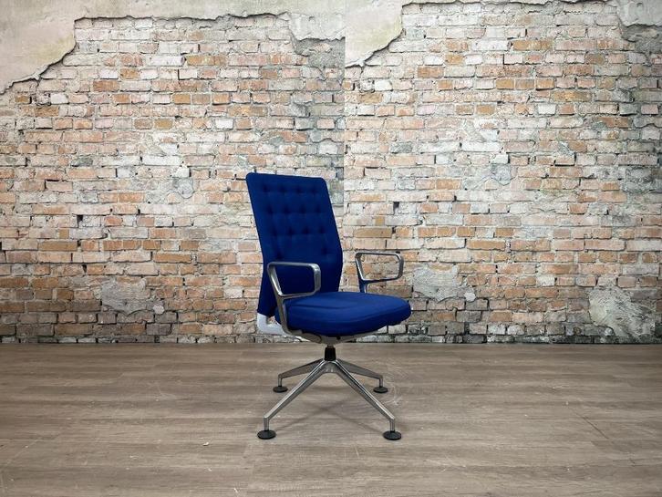 Vitra ID Trim Conference bij TheReSales, Huis en Inrichting, Bureaustoelen, Zo goed als nieuw, Bureaustoel, Blauw, Ophalen of Verzenden