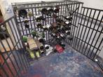Vintage Frans Wijnrek, 200 flessen, Huis en Inrichting, Woonaccessoires | Wijnrekken, Ophalen, Gebruikt, 25 flessen of meer, Metaal