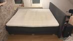 Grijs stoffige 180x200 bed, Ophalen, Gebruikt, Tweepersoons, 180 cm