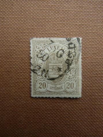 Luxemburg 1867 Michel nr. 19 gestempeld beschikbaar voor biedingen
