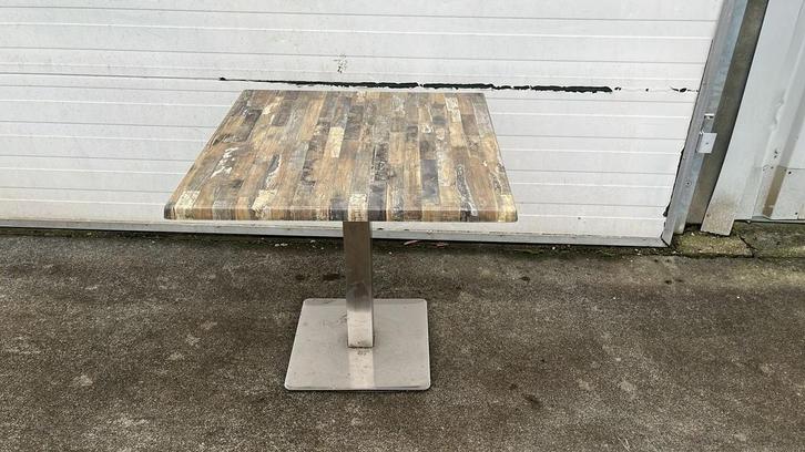 5 stuks horeca restaurant buiten terras tafels 70x70, Tuin en Terras, Tuinmeubel-accessoires, Gebruikt, Ophalen