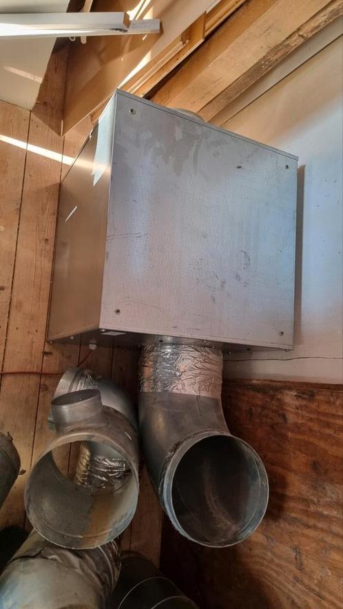 ventilatiesysteem 2500m3, Doe-het-zelf en Verbouw, Buizen en Afvoer, Gebruikt, 6 meter of meer, 80 mm of meer, Ophalen