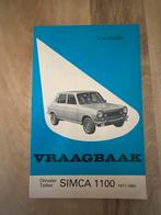 Vraagbaak Chrysler Talbot Simca 1100 (1977-1980).  15, Auto diversen, Ophalen of Verzenden