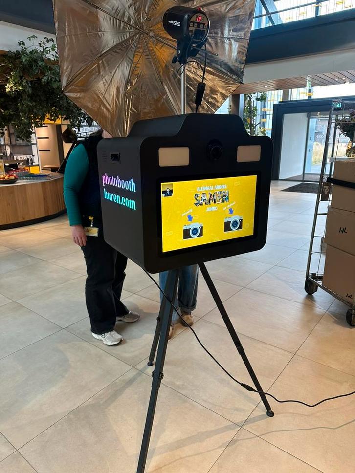 Photobooth huren €275,- all in l Arnhem & Nijmegen, Hobby en Vrije tijd, Feestartikelen | Verhuur, Ophalen of Verzenden