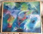 Compositie 2003 - gesigneerd Nahum Suwarsita (geb.1965), Antiek en Kunst, Ophalen of Verzenden