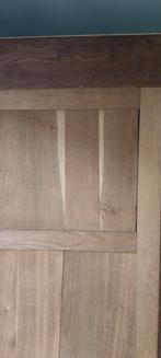 massief eiken garderobe kast uit 1928 in goede staat, Huis en Inrichting, Kasten | Kledingkasten, Ophalen, Gebruikt, 50 tot 75 cm