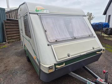 Delta 3500 Diepe Voortent en Uitbouw 2 zitjes Fietsendrager  beschikbaar voor biedingen