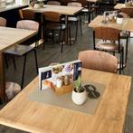 Massief houten horca Eiken tafelbladen bistro tafels   632, Nieuw, Minder dan 100 cm, Hout, 50 tot 100 cm