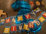 Verjaardagsdecoratie 2 jaar - Trein thema, Ophalen, Zo goed als nieuw