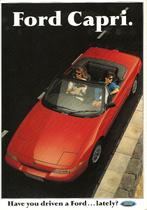 Amerikaanse Ford Capri cabriolet folder, Ophalen of Verzenden, Zo goed als nieuw, Overige merken