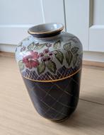 Vaas Flora Gouda Plateel Holland, Antiek en Kunst, Antiek | Vazen, Ophalen of Verzenden