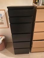 Hémnes IKEA kast met 6 lades en spiegel, Gebruikt, Met lade(s), Grenenhout, 50 tot 75 cm