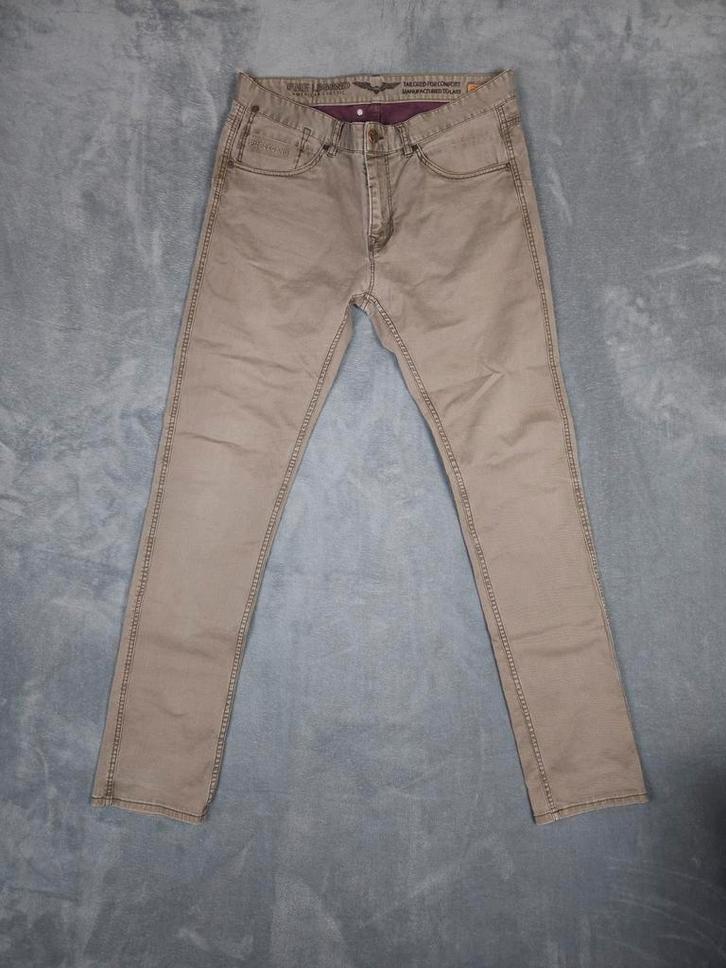 PME Legend Broek Slim Fit W33 L34 Bruin Beige Jeans, Kleding | Heren, Spijkerbroeken en Jeans, Zo goed als nieuw, W33 - W34 (confectie 48/50)