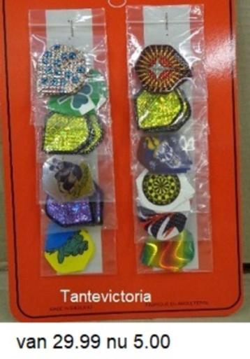 Dart Flights kaart met 12x3 Flights is 36 stuks NIEUW beschikbaar voor biedingen