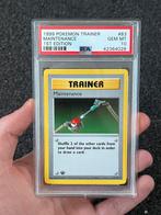 Pokémon PSA 10 1st edition Maintenance #83 Base set, Hobby en Vrije tijd, Verzamelkaartspellen | Pokémon, Ophalen of Verzenden