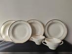 Royal Sphinx Maastricht 4x crèmekleurig soepbord +2x soepkom, Antiek en Kunst, Ophalen of Verzenden