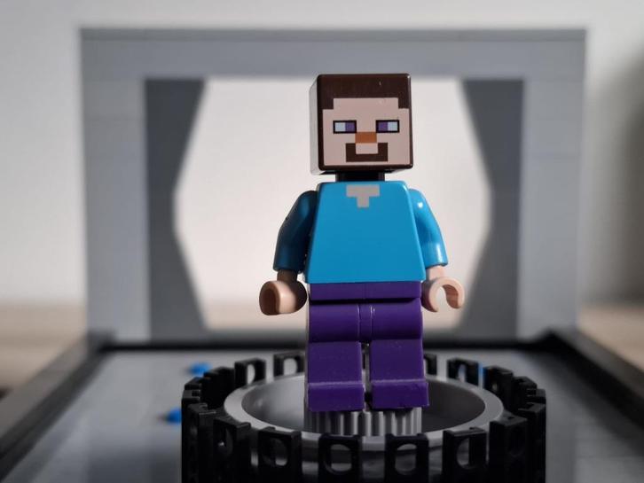 LEGO Minecrafy - minifiguur - Steve - min009, Kinderen en Baby's, Speelgoed | Duplo en Lego, Zo goed als nieuw, Lego, Losse stenen