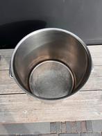 Grote RVS Kookpan - Professionele Kwaliteit, Huis en Inrichting, Keuken | Potten en Pannen, Gebruikt, Inductieplaat, Rvs, Ophalen