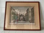 Brug en den dam na de Kruys- straat to Schiedam antiek, Antiek en Kunst, Kunst | Etsen en Gravures, Ophalen