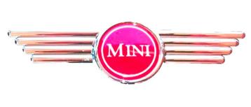 Wing badge rood Classic Mini. beschikbaar voor biedingen