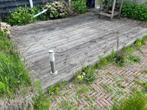12,5 m² geïmpregneerde vuren vlonderplank van 20x140 mm, Ophalen, Gebruikt, Hout