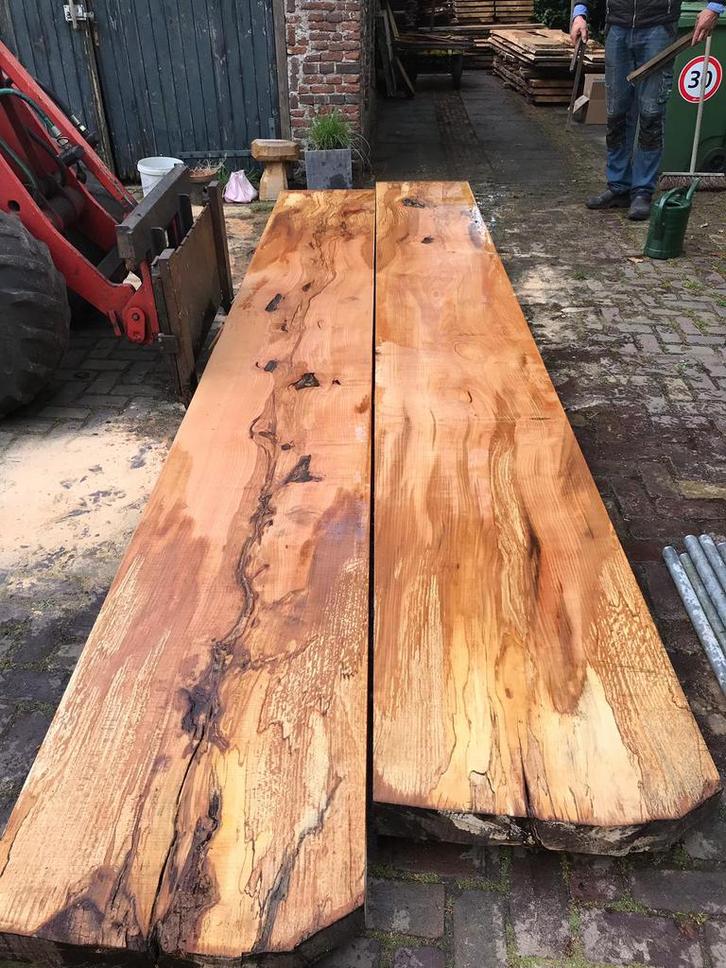 Boomstam planken / boomstam tafel / schaaldelen, Huis en Inrichting, Tafels | Eettafels, Nieuw, Ophalen