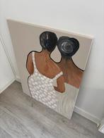 Zelf geschilderd. 2 vrouwen., Antiek en Kunst, Ophalen