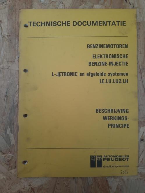 Werkplaatshandboek Peugeot L-Jetronic injectie systeem, Auto diversen, Handleidingen en Instructieboekjes, Ophalen of Verzenden