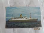 ansichtkaart schip maasdam, Ophalen of Verzenden, Motorboot, Kaart, Foto of Prent