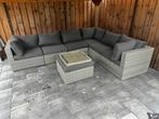 Loungeset, Tuin en Terras, Ophalen, 6 zitplaatsen, Hocker, Zo goed als nieuw