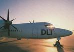 DLT Fokker 50 ansichtkaart (airline issue), Verzamelen, Ophalen of Verzenden, Nieuw, Kaart, Foto of Prent