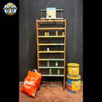 Vintage C1000 kruidenrek / winkelrek / kruidenkast (bezorgd), Gebruikt, Bruin, ., .