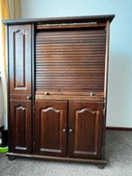 Eikenhouten computer bureaukast, Huis en Inrichting, Kasten | Computermeubels, Ophalen, Gebruikt, 70 tot 120 cm, 40 tot 80 cm