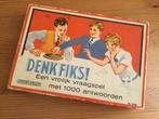 Antiek spel DENK FIKS, Hobby en Vrije tijd, Gezelschapsspellen | Bordspellen, Ophalen, Gebruikt