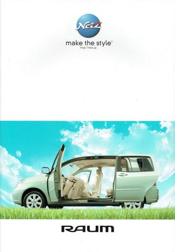 Folder Toyota Raum (Japanse uitgave - 2009) beschikbaar voor biedingen