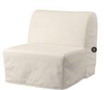Ikea Lycksele Lövas Slaapfauteuil, Ophalen, Crème, Eenpersoons, 190 cm of minder
