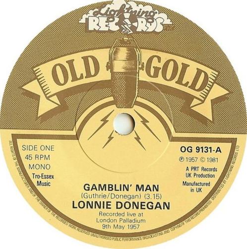 Lonnie Donegan And His Skiffle Group ‎– Gamblin' Man/Putting, Cd's en Dvd's, Vinyl Singles, Single, Pop, 7 inch, Verzenden