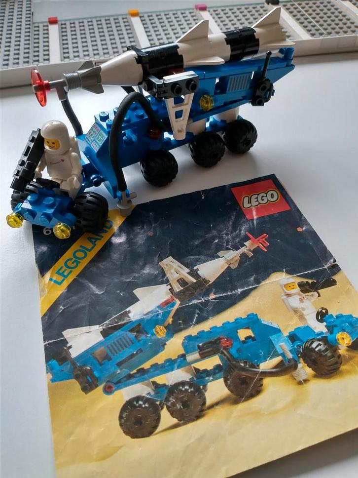 LEGO 6881 Lunar Rocket Launcher, 80s/vintage., Kinderen en Baby's, Speelgoed | Duplo en Lego, Gebruikt, Lego, Complete set, Ophalen of Verzenden
