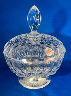 Bonbonnière op verzilverde voet, Antiek en Kunst, Antiek | Glas en Kristal, Ophalen of Verzenden