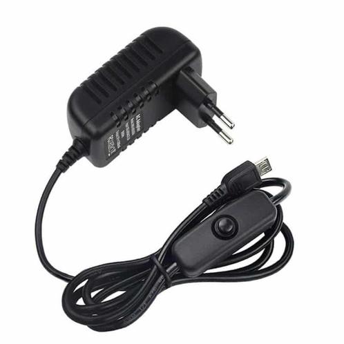 Voedingen adapter met Schakelaar Micro USB Aansluiting, Computers en Software, Moederborden, Nieuw, Overige typen, Verzenden