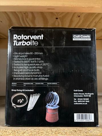 Rotor Vent Ventilator - Rookkanaal Trek Verbetering beschikbaar voor biedingen