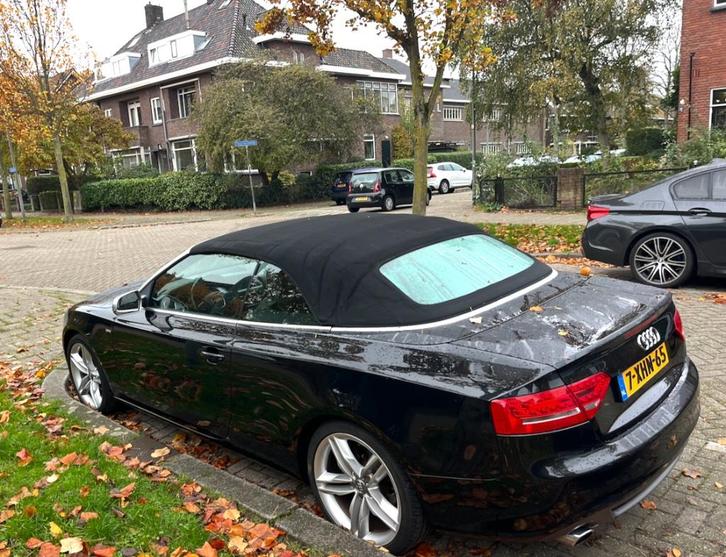 Chique Audi A5 1.8 Tfsi 118KW Cabrio Multitr 2010 Zwart Aut, Auto's, Audi, Particulier, A5, ABS, Adaptive Cruise Control, Airbags